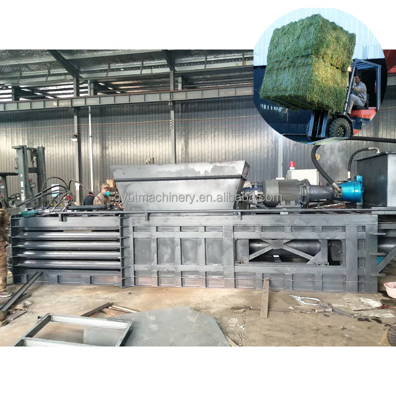 400-500kg χωρητικότητα Υδραυλικές τετραγωνικές συσκευές συγκέντρωσης άχυρου 2620*2140*3390MM μέγιστη χωρητικότητα 5 τόνους/ώρα