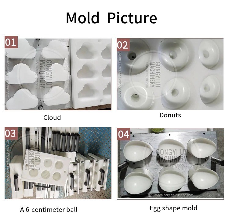 Διπλό Πίεση Σαμπουάν Bar Bath Bomb Maker Μέγεθος των τελικών προϊόντων σύμφωνα με τις ανάγκες σας