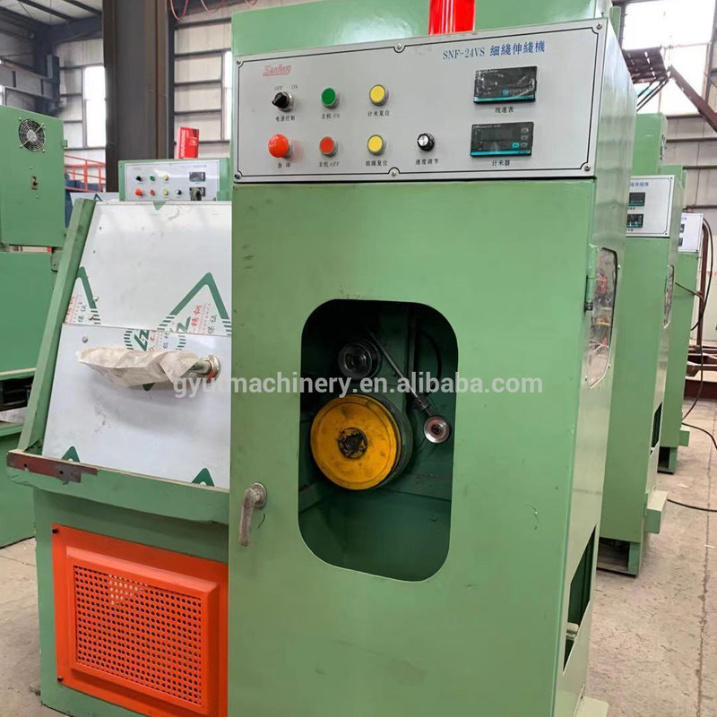 Μηχανή σχεδίασης συρματόσχοινου από χαμηλό άνθρακα χάλυβα με επικάλυψη από καρβίδιο βολφραμίου και κινητήρα 7,5 kW