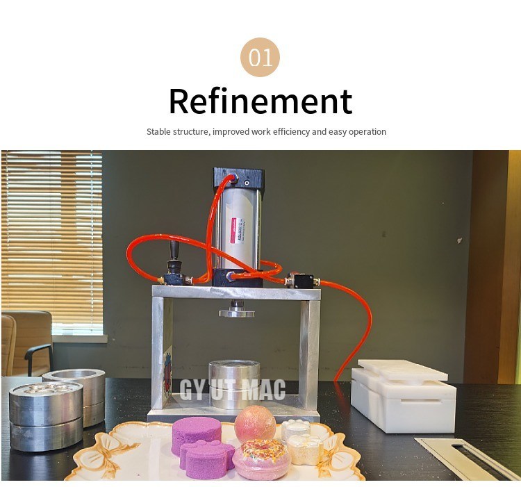 Προσαρμοσμένα διάφορα μεγέθη μπάλες μπάνιου βόμβες πολλαπλής πίεσης μπάνιο βόμβες κατασκευής μηχανή ISO