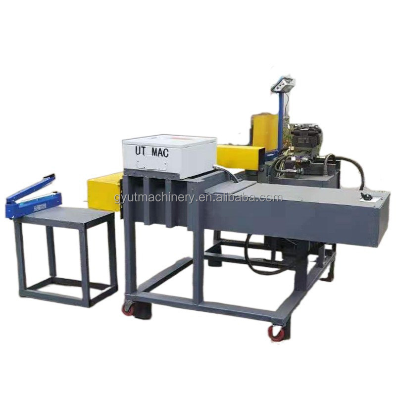 Υψηλής λειτουργικότητας 10 kg Wiper Rags Bagging Press Machine για τα απόβλητα υφασμάτων/νήματα βαμβακιού