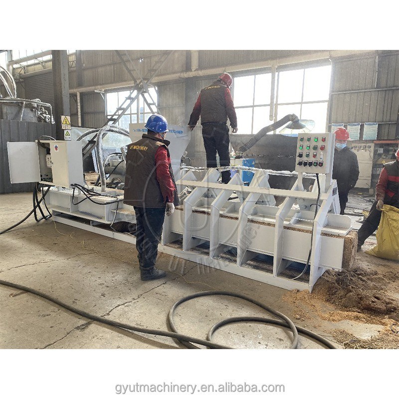 Τροφοδοσία πρώτων υλών Μέγεθος 5mm Coco Peat Block Making Machine σε εργοστάσιο παραγωγής