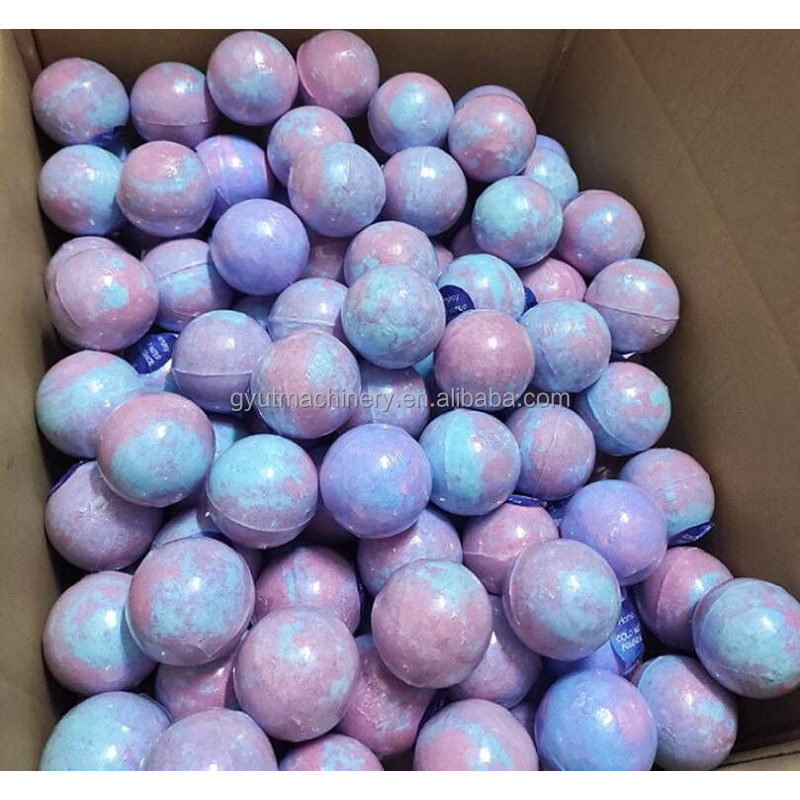 Μηχανή συσκευασίας σαπουνιού και μπάλας μπάνιου με ταινία τέντωσης με τεχνική υποστήριξη βίντεο