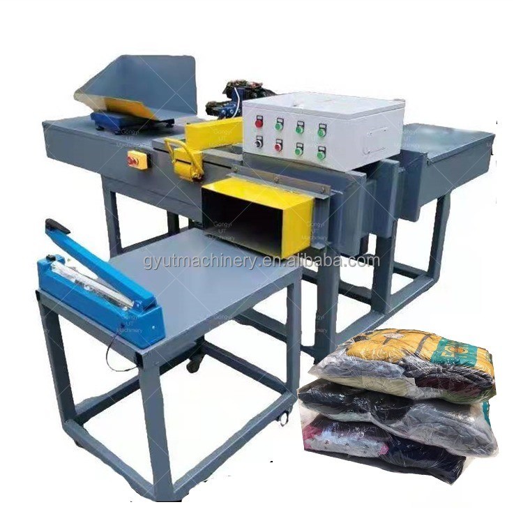 Υψηλής λειτουργικότητας 10 kg Wiper Rags Bagging Press Machine για τα απόβλητα υφασμάτων/νήματα βαμβακιού