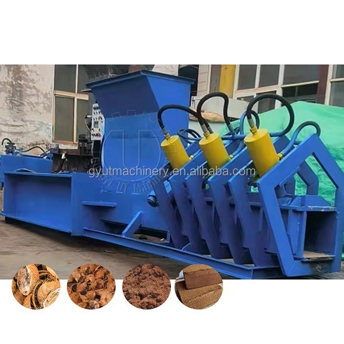 5kg Balles Πιεσμένο μπλοκ Φυσικό Coco Peat Baler Μηχανή για κηπουρική και γεωργική αυλή