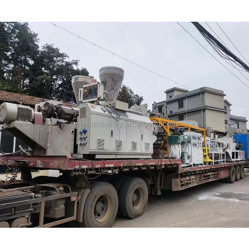 65/132 Μηχανή κατασκευής σωλήνων δίδυμων κώνων μεταχειρισμένο 20mx2.5mx2.2m για την επεξεργασία πλαστικών