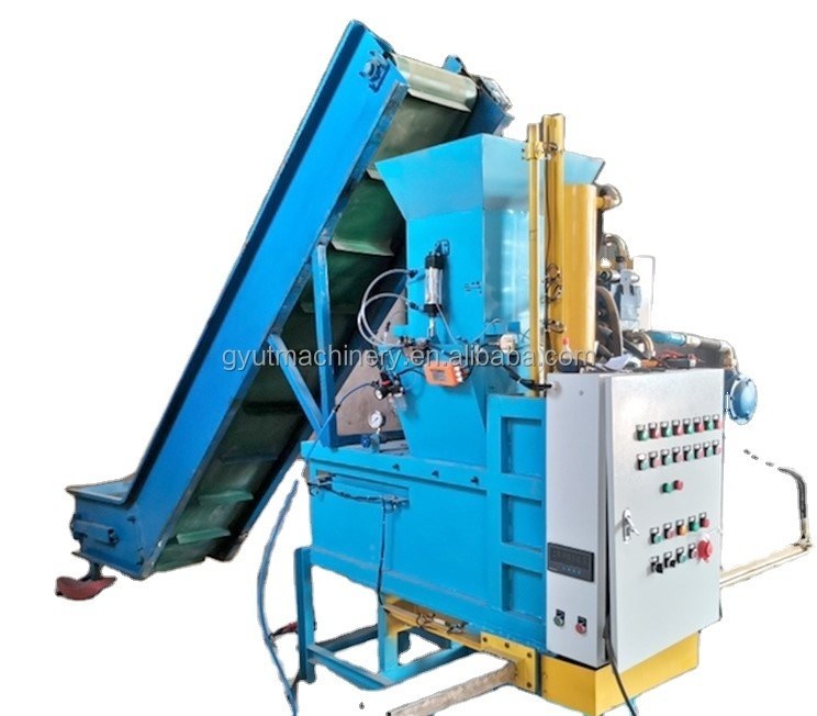 Μεγάλη απόδοση ξύλινο πριονιστικό σχιστόλιθους Baler Press Bagging Machine για άλογο κρεβάτι