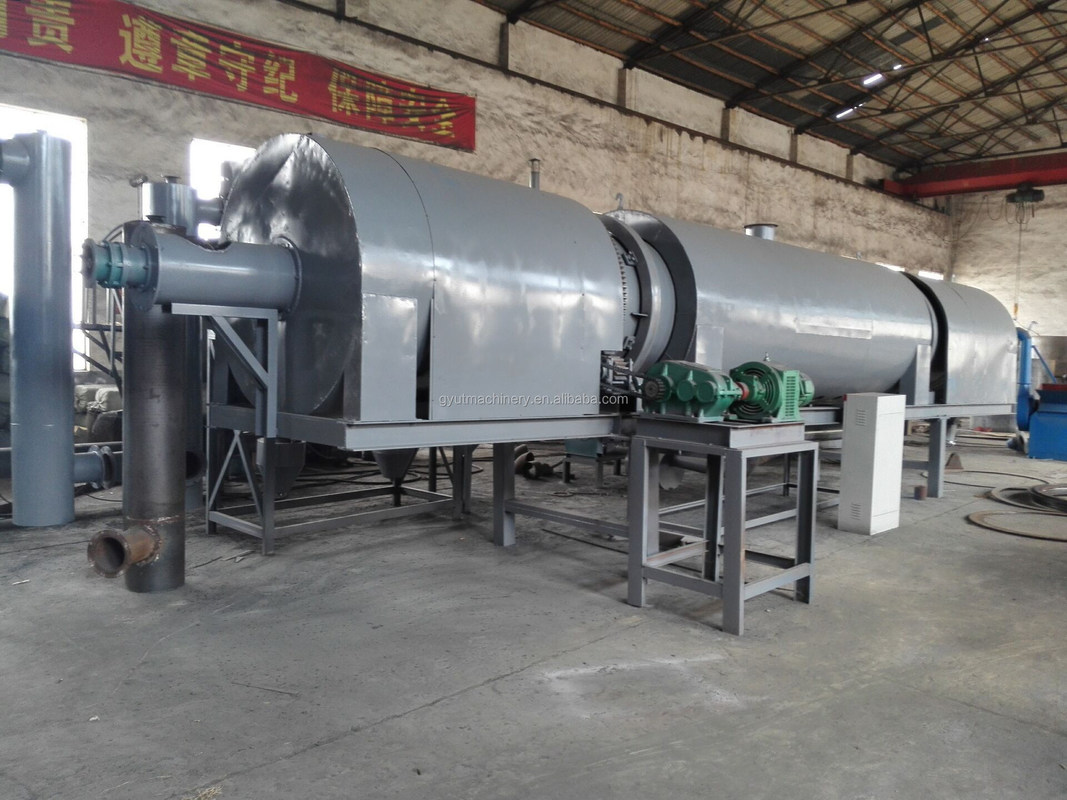 15kw Πολυλειτουργία Βιοκαρβονιοποιητική Κεραμίδα για την παρασκευή άνθρακα BBQ χρησιμοποιώντας ξύλα