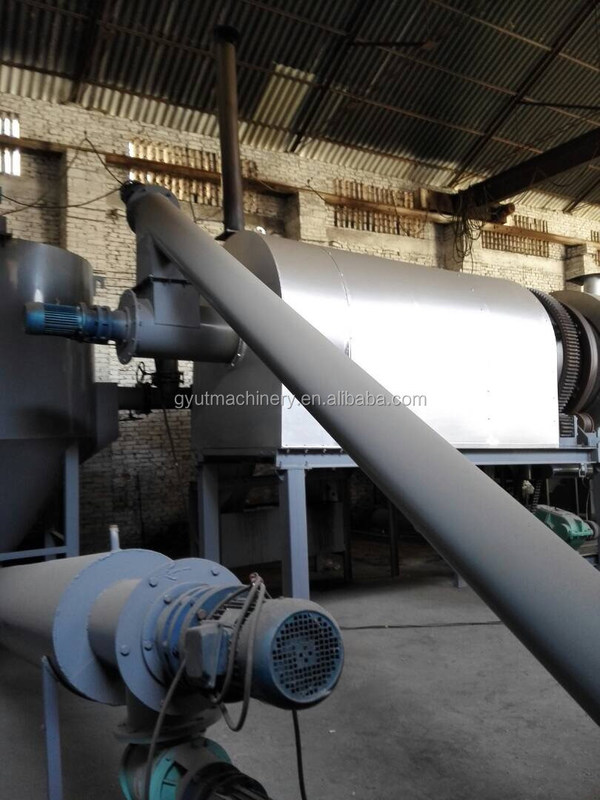 15kw Πολυλειτουργία Βιοκαρβονιοποιητική Κεραμίδα για την παρασκευή άνθρακα BBQ χρησιμοποιώντας ξύλα