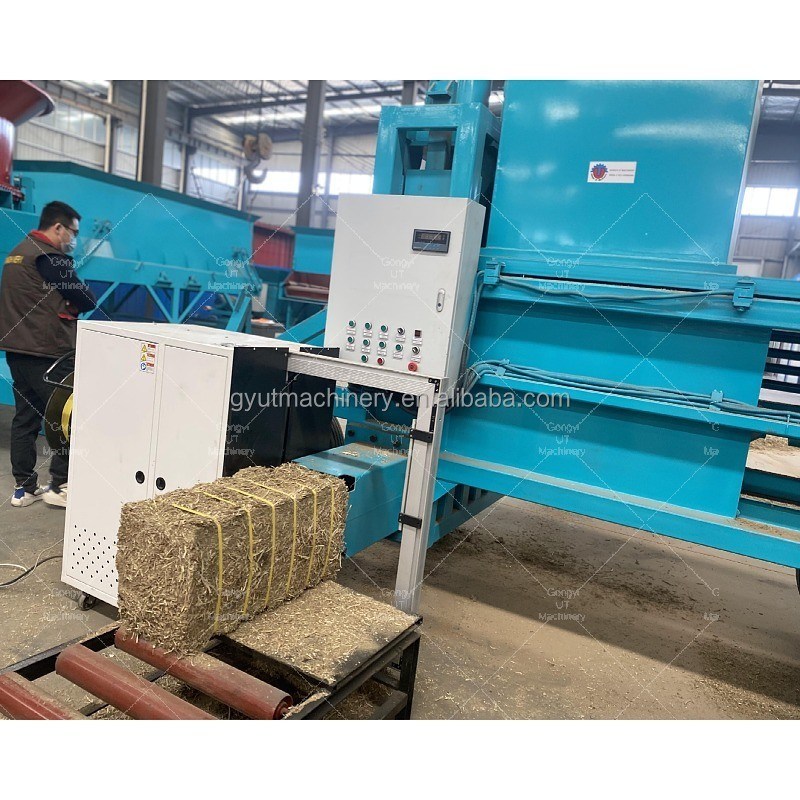 30x40x70cm Μέγεθος Bale Baling Press Machine για μεγάλη υδραυλική σιλατοποίηση Alfalfa Hay Packing