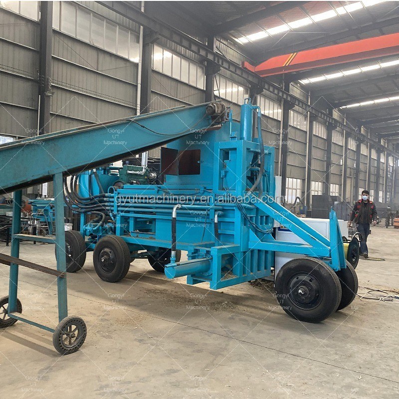 30x40x70cm Μέγεθος Bale Baling Press Machine για μεγάλη υδραυλική σιλατοποίηση Alfalfa Hay Packing