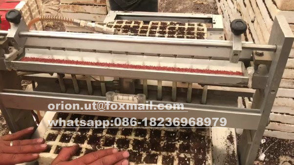 9 σειρές Καλό οικονομικό όφελος Ράις Φυτοκομείο Μηχανή σποράς Σπόρος Δίσκοι αυτόματες σπόροι Μεταμοσχευτής