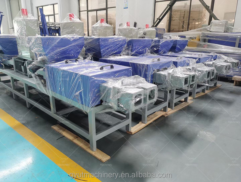 3500 KG Βάρος 90Mm*90Mm ξύλινα παλέτα πόδια ξύλινα μπλοκ κατασκευαστική μηχανή για προϊόντα