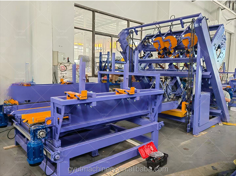 Πλήρης αυτόματη μηχανή καρφώματος παλέτας για παλέτες ευρώ ξύλου 2-2.5m3/24H