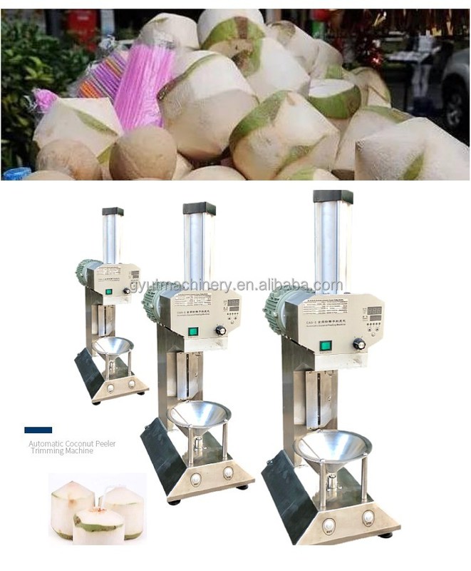 Αναβαθμίστε το παιχνίδι παραγωγής με 0,8kw Green Coconut Peeler Trimming Dehusker