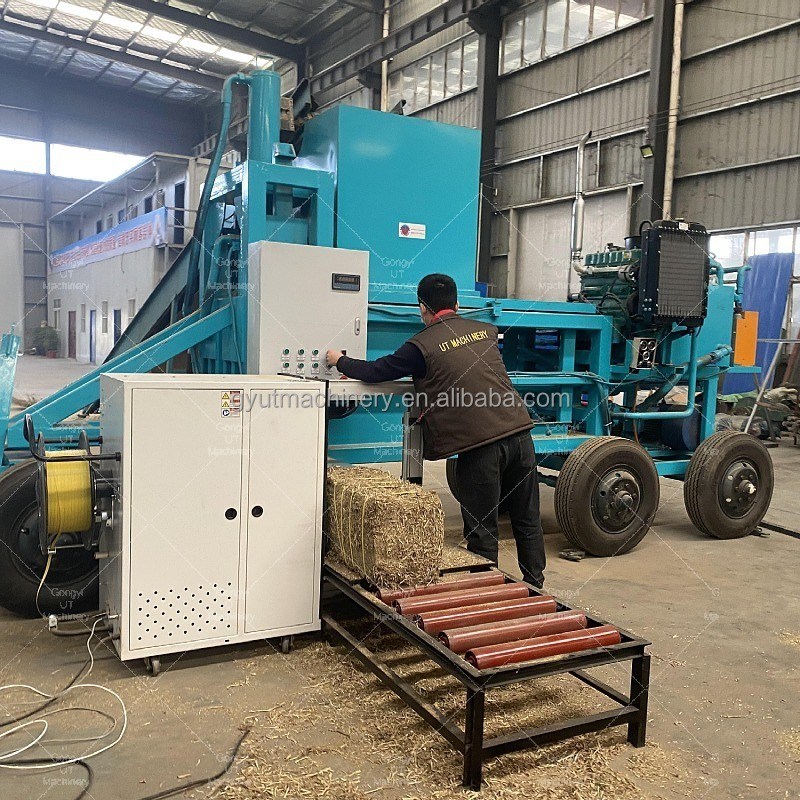 500-700KG Σπρέι Bale Compactor Alfalfa Baling Machine με τεχνική υποστήριξη βίντεο