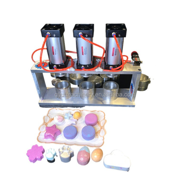 Χειροποίητη μηχανή με σφαίρα αλατιού μπάνιου με χωρητικότητα 240-720pcs Πνευματικό πλυντήριο βόμβας μπάνιου