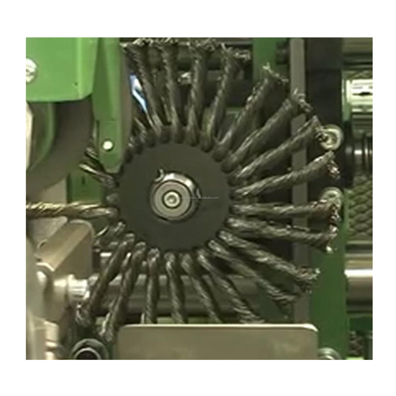 Μηχανή πλέγματος καλωδίου υψηλής απόδοσης που ελέγχεται από PLC για την παραγωγή τροχού καλωδίου χάλυβα