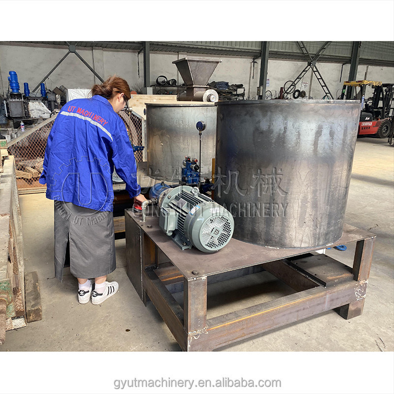 250-300kg ανά ώρα χωρητικότητα υδραυλική ξύλινη πρέσα για την κατασκευή απόβλητων χαρτιού