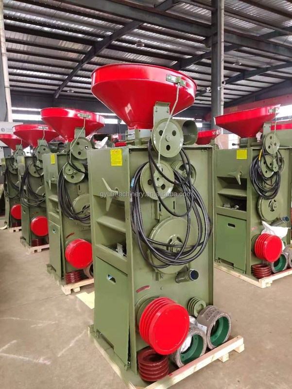 Συμπληκτικό λευκό ρύζι επεξεργασία ελαστικών κυλίνδρων ρύζι αλεύρι μηχανή με 220V / 380V τάση