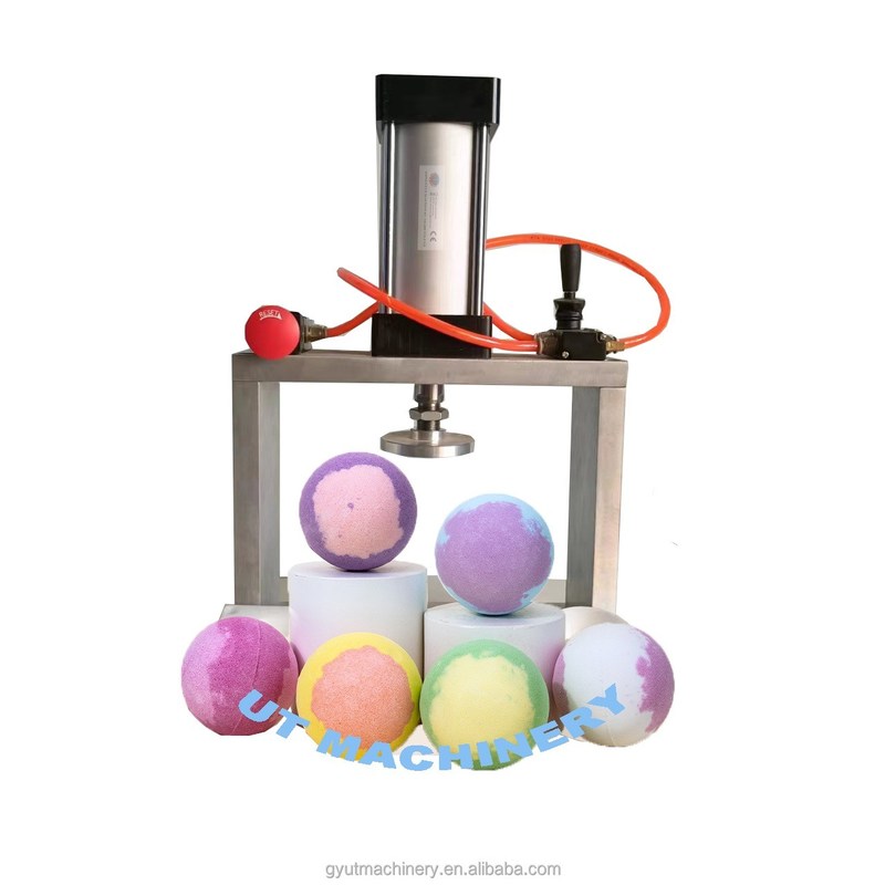 Νότια Αφρική Bath Bomb Moulds Aluminum Body Press Machine για την κατασκευή σπιτικής μπάλας μπάνιου