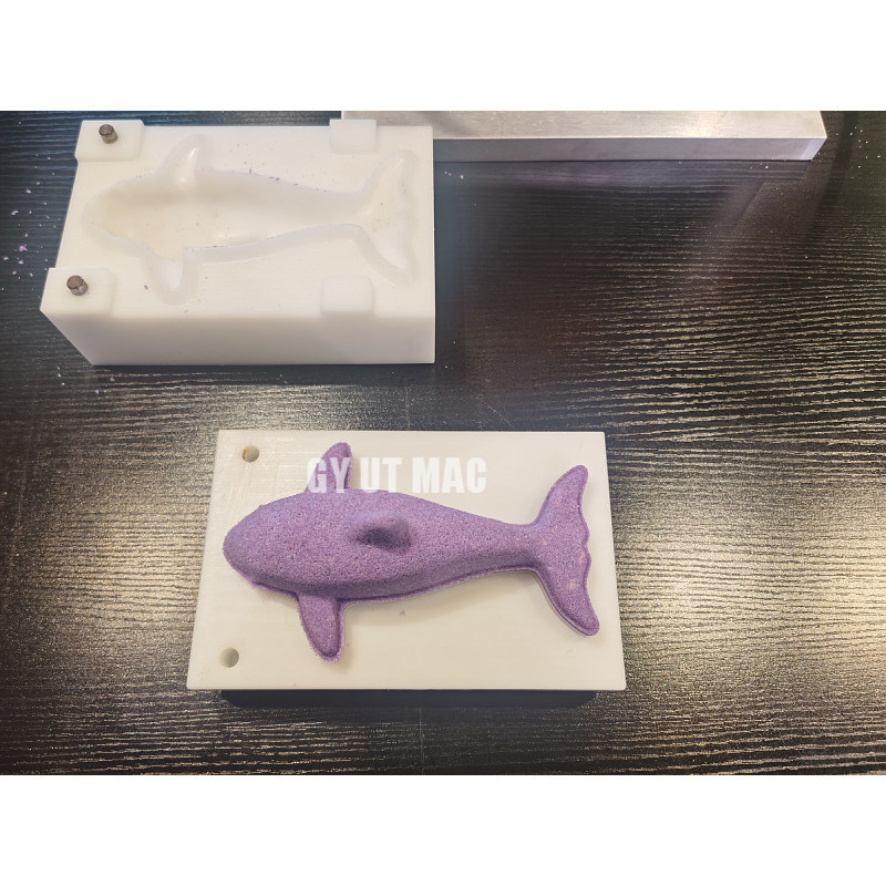 Νότια Αφρική Bath Bomb Moulds Aluminum Body Press Machine για την κατασκευή σπιτικής μπάλας μπάνιου