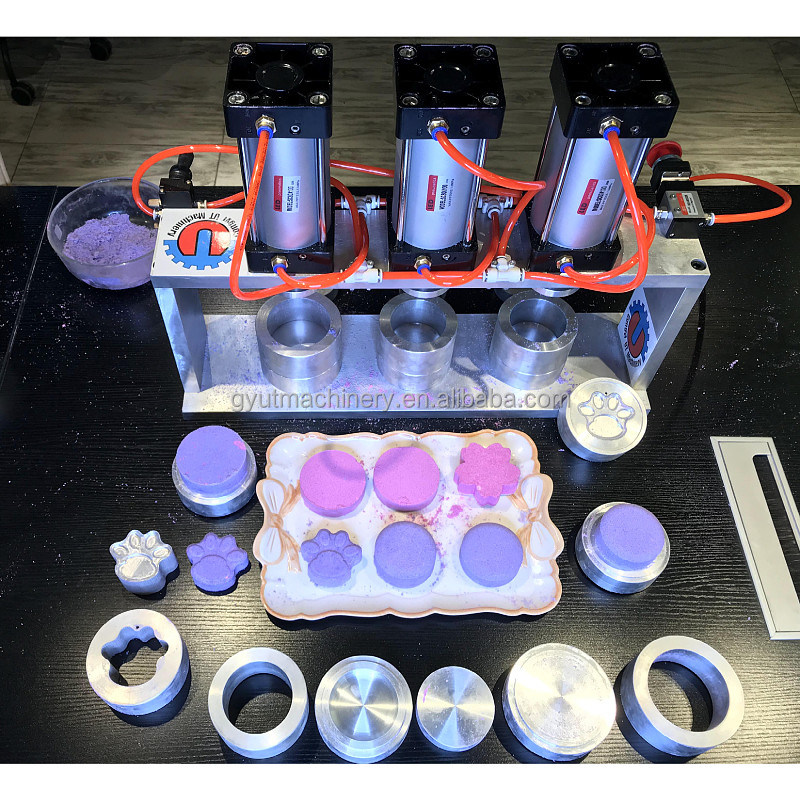 Νότια Αφρική Bath Bomb Moulds Aluminum Body Press Machine για την κατασκευή σπιτικής μπάλας μπάνιου