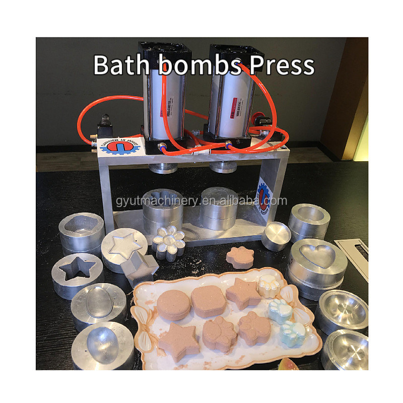 Νότια Αφρική Bath Bomb Moulds Aluminum Body Press Machine για την κατασκευή σπιτικής μπάλας μπάνιου