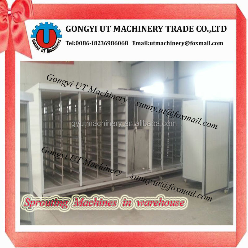 Εξοπλισμός επεξεργασίας ριζών φασόλιων για ημερήσια κατανάλωση νερού 3m3 Παραγωγή βλαστών