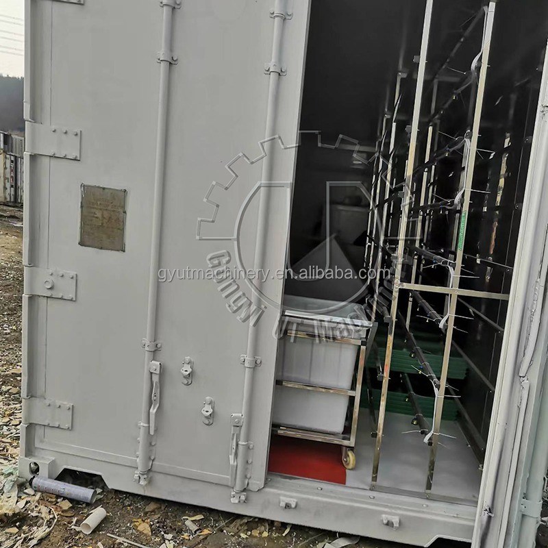 Υδροπονικό εξοπλισμό ζωοτροφών 1200KG/ημέρα Σύστημα καλλιέργειας με κύκλο παραγωγής 3-4 ημερών