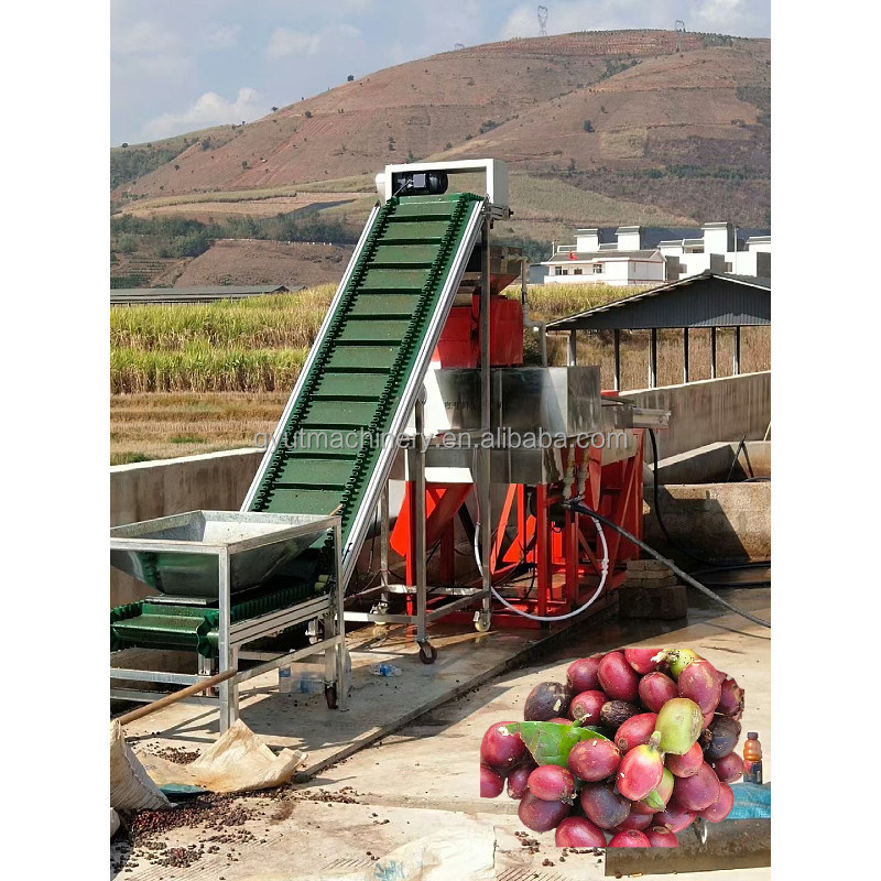 Μηχανή για την επεξεργασία κόκκων κόκκινου καφέ με χαμηλή ενέργεια