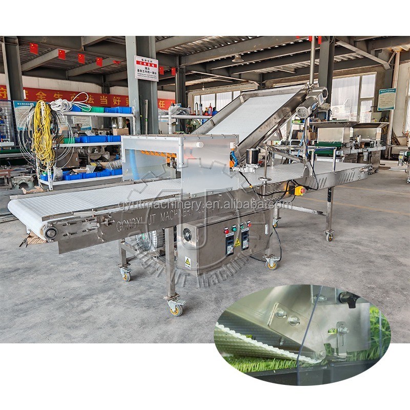 Βίντεο Τεχνική υποστήριξη Μηχανές συγκομιδής δίσκων για μικροπράσινο φύλλο μωρού που μεγαλώνει 110 KG